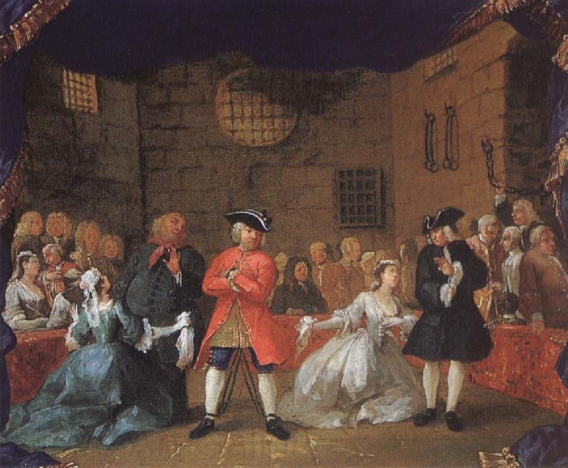 William Hogarth Scene from Tiggaroperan Norge oil painting art